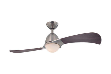 Westinghouse 7216100 48" Solana in Brushed Nickel with Wengue Plywood Blades Indoor Rated Ceiling Fan