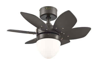 Westinghouse 7222900 24" Origami in Espresso with Reversible Applewood and Espresso Blades Indoor Rated Ceiling Fan
