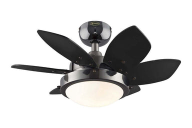 Westinghouse 7224300 24" Quince in Gun Metal with Reversible Black and Graphite Blades Indoor Rated Ceiling Fan