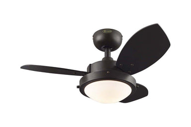 Westinghouse 7224500 30" Wengue in Espresso with Reversible Dark Cherry and Espresso Blades Indoor Rated Ceiling Fan