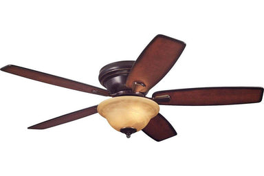 Westinghouse 7247000 52" Sumter in Classic Bronze with Reversible Applewood with Shaded Edge and Dark Cherry Plywood Blades Indoor Rated Ceiling Fan