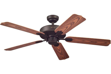 Westinghouse 7247800 52" Willow Breeze in Oil Rubbed Bronze with Dark Cherry Blades Wet Rated Outdoor Ceiling Fan