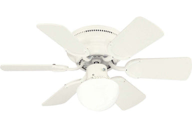 Westinghouse 7810800 30" Petite in White with Reversible White and White Washed Pine Blades Indoor Rated Ceiling Fan