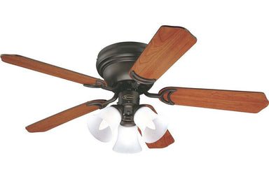 Westinghouse 7837700 42" Contempra in Oil Rubbed Bronze with Reversible Dark Cherry and Walnut Blades Indoor Rated Ceiling Fan