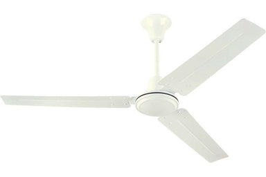 Westinghouse 7840900 56" Industrial in White with White Steel Blades Indoor Rated Ceiling Fan