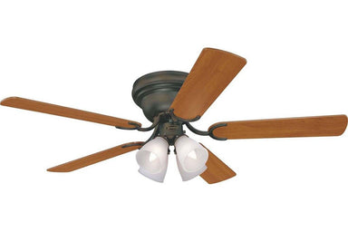 Westinghouse 7866000 52" Contempra in Oil Rubbed Bronze with Reversible Dark Cherry and Walnut Blades Indoor Rated Ceiling Fan