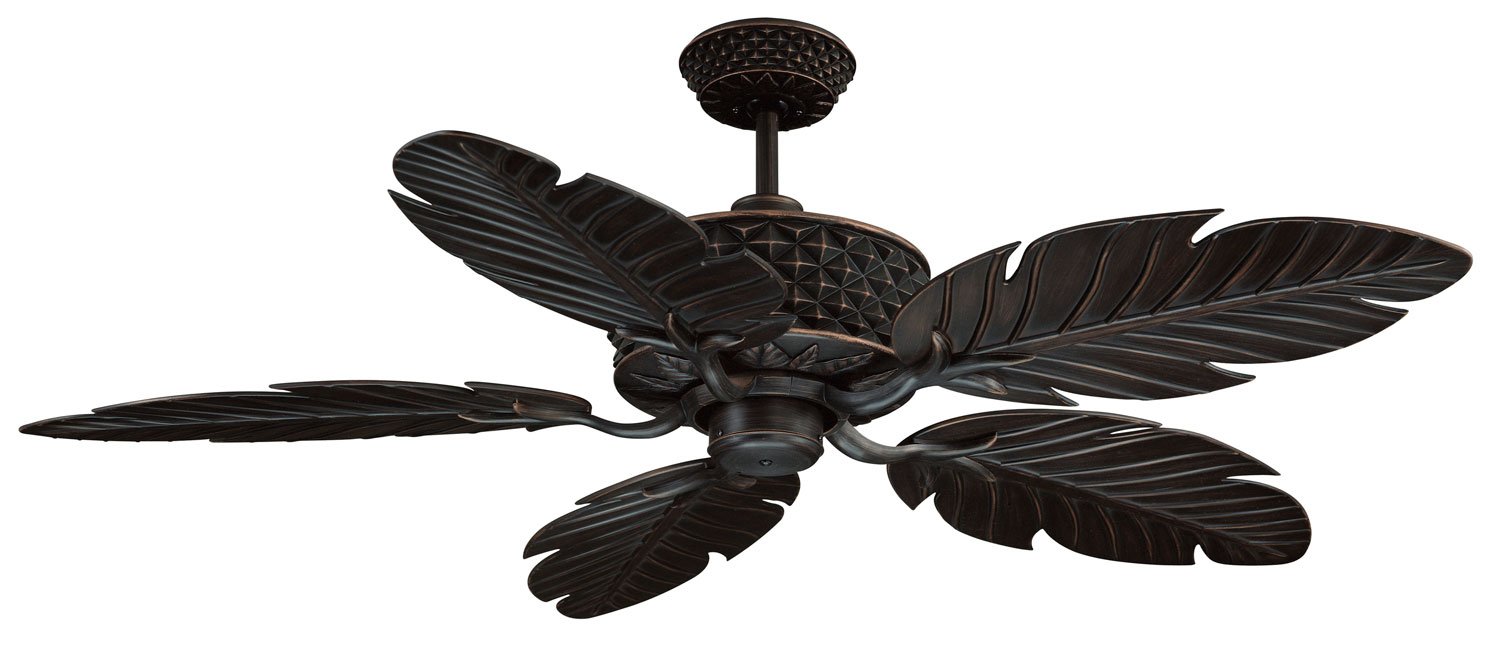 Craftmade - PAP52ABZ5RCDI - 52" Ceiling Fan with Blades Included - Pineapple - Aged Bronze