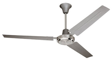 Craftmade - UT56TBC3M - 56" Ceiling Fan with Blades Included - Utility - Titanium/Brushed Chrome