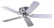 Craftmade - K11001 - 52" Ceiling Fan Motor with Blades Included - Pro Contemporary Flushmount - Brushed Satin Nickel