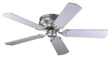 Craftmade - K11001 - 52" Ceiling Fan Motor with Blades Included - Pro Contemporary Flushmount - Brushed Satin Nickel