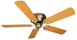 Craftmade - K10313 - 52" Ceiling Fan Motor with Blades Included - Pro Contemporary Flushmount - Brushed Satin Nickel