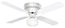 Craftmade - CC42WW4C - 42" Ceiling Fan with Blades Included - Celeste - White