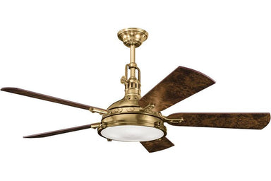 Kichler - 300018BAB - 56``Ceiling Fan - Hatteras Bay - Burnished Antique Brass