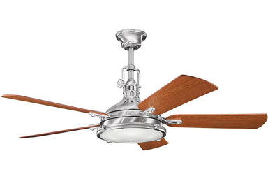 Kichler - 300018BSS - 56``Ceiling Fan - Hatteras Bay - Brushed Stainless Steel