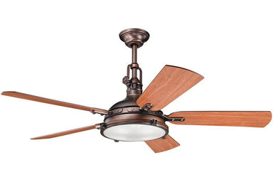 Kichler - 300018OBB - 56``Ceiling Fan - Hatteras Bay - Oil Brushed Bronze