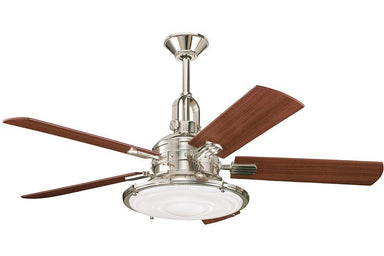 Kichler - 300020PN - 52``Ceiling Fan - Kittery Point - Polished Nickel