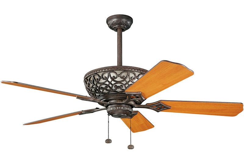 Kichler - 300113TZ - 52``Ceiling Fan - Cortez - Tannery Bronze