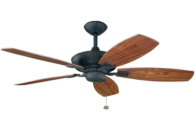 Kichler - 300117DBK - 52``Ceiling Fan - Canfield - Distressed Black