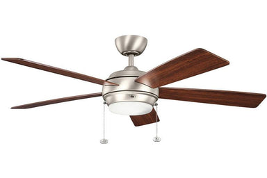 Kichler - 300173NI - 52``Ceiling Fan - Starkk - Brushed Nickel