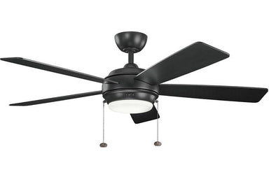 Kichler - 300173SBK - 52``Ceiling Fan - Starkk - Satin Black