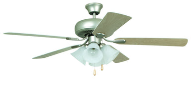 Craftmade PD52BN5C4 52" Ceiling Fan with Blades Included - Piedmont in Brushed Pewter