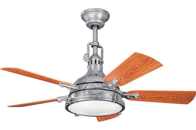 Kichler - 310101GST - 44``Ceiling Fan - Hatteras Bay Patio - Galvanized Steel