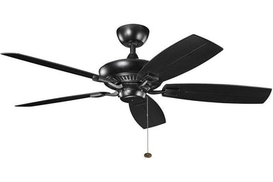 Kichler - 310192SBK - 52``Ceiling Fan - Canfield Patio - Satin Black