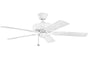 Kichler - 339515WH - 52``Ceiling Fan - Renew Patio - White