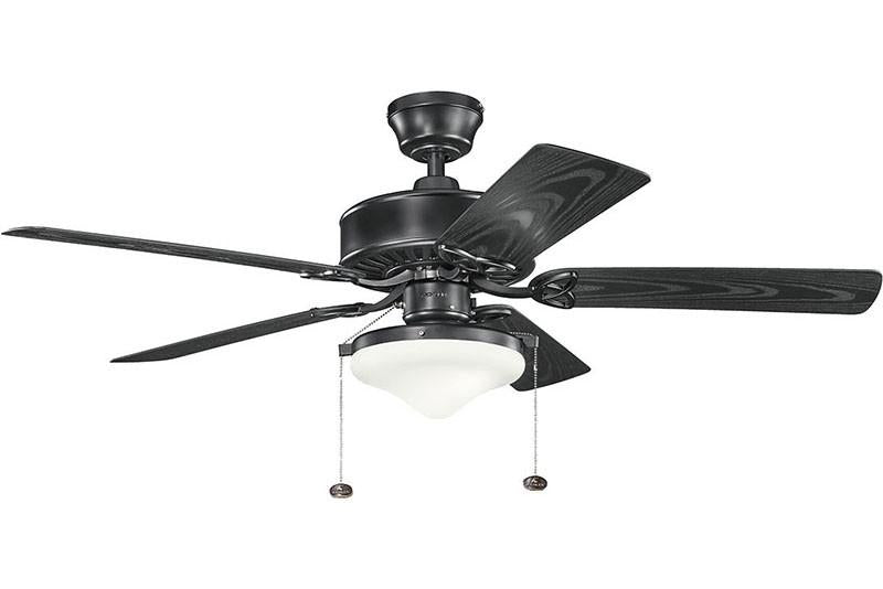 Kichler - 339516SBK - 52``Ceiling Fan - Renew Select Patio - Satin Black