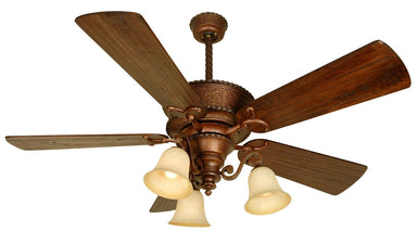 Craftmade - K10751 - 52" Ceiling Fan Motor with Blades Included - Riata - Burnt Sienna