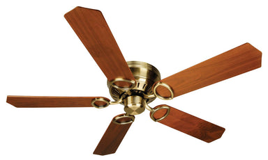 Craftmade - K10776 - 52" Ceiling Fan Motor with Blades Included - Pro Universal Hugger - Antique Brass