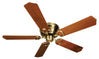 Craftmade - K10776 - 52" Ceiling Fan Motor with Blades Included - Pro Universal Hugger - Antique Brass