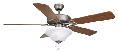 Craftmade - BLD52AN5C1 - 52" Ceiling Fan with Blades Included - Builder Deluxe - Antique Nickel