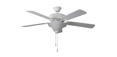 Craftmade - DCF52MWW5C1 - 52" Ceiling Fan with Blades Included - Decorator's Choice - Matte White