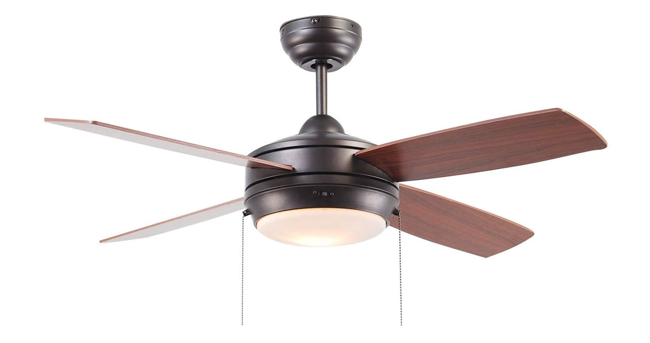 Craftmade LAV44ESP4LK-LED 44" Ceiling Fan with Blades Included - Laval in Espresso