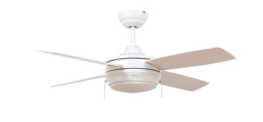 Craftmade LAV44MWW4LK-LED 44" Ceiling Fan with Blades Included - Laval in Matte White