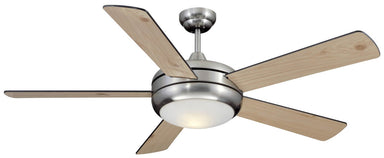 Craftmade - TIT52SCH5LKRCI - 52" Ceiling Fan with Blades Included - Titan - Satin Chrome