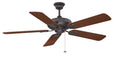 Craftmade - MAJ52ABZ5 - 52" Ceiling Fan with Blades Included - Majestic - Aged Bronze