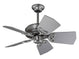 Craftmade - PI30BN - 30" Ceiling Fan - Blades Sold Separately - Piccolo - Brushed Satin Nickel