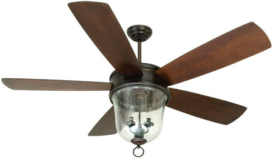 Craftmade Fredericksburg FB60OBG5 60" Ceiling Fan with Blades Included in Oiled Bronze Gilded