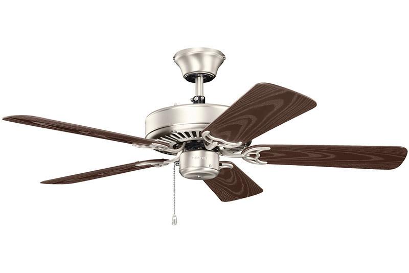 Kichler - 414NI - 42``Ceiling Fan - Basics - Brushed Nickel