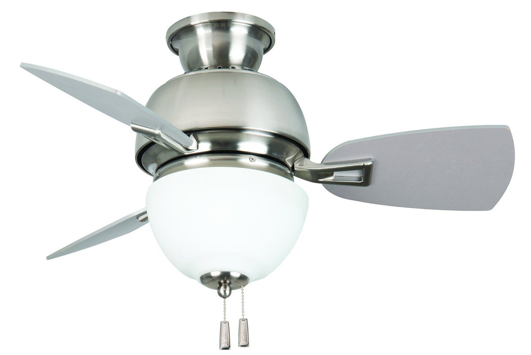 Craftmade DA30BNK3 30" Ceiling Fan with Blades Included - Dane in Stainless Steel