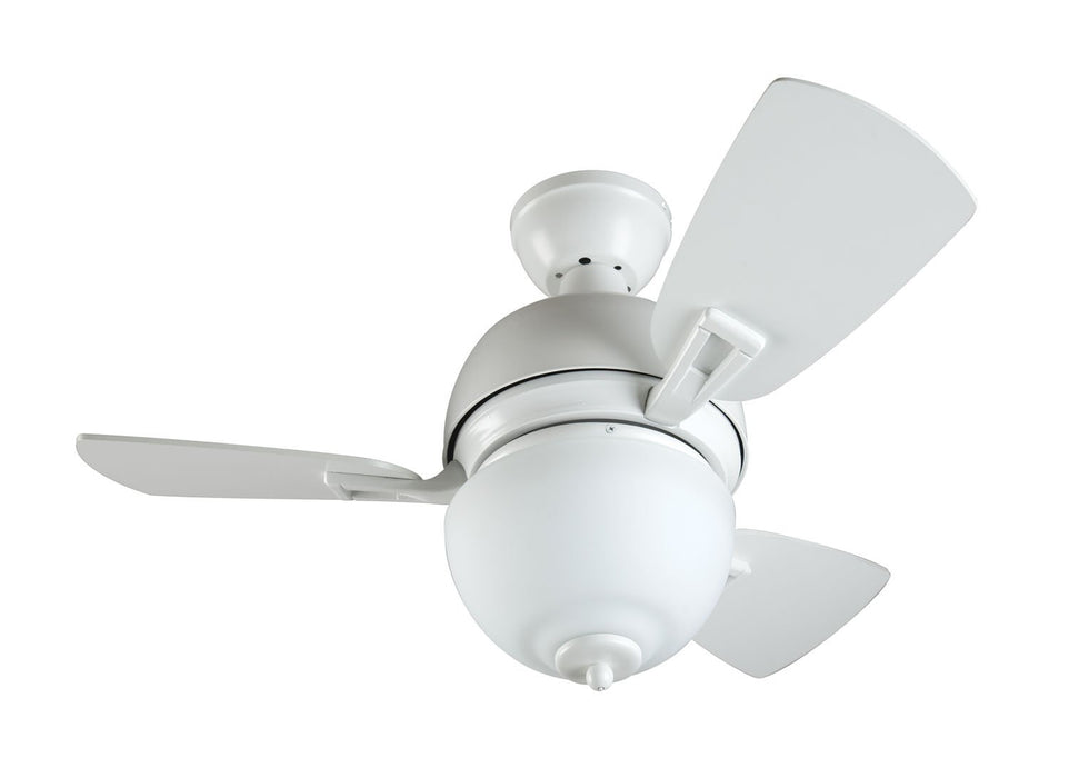 Craftmade Dane DA30W3 30" Ceiling Fan with Blades Included in White