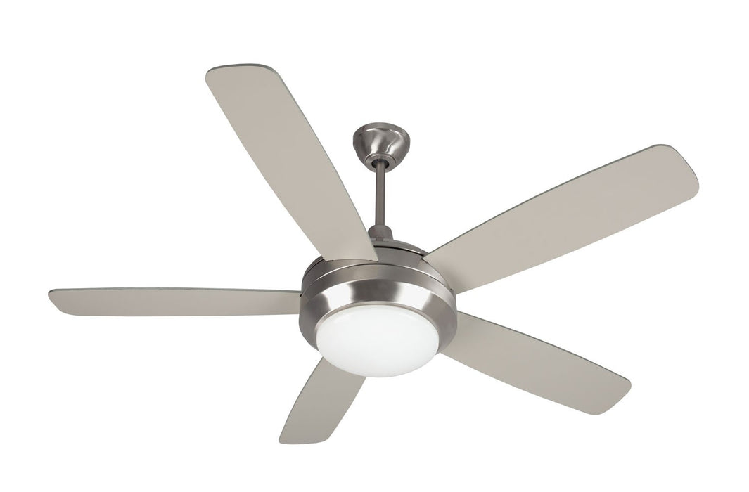 Craftmade HE52BNK5-LED 52" Ceiling Fan with Blades Included - Helios in Stainless Steel