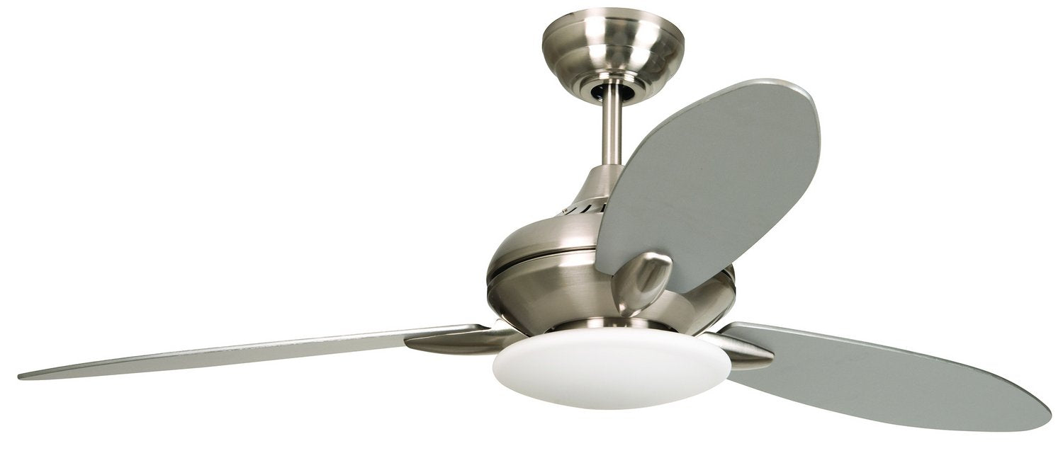 Craftmade LO52BNK3 52" Ceiling Fan with Blades Included - Loris in Stainless Steel