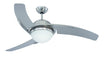 Craftmade JU54BNK3-LED 54" Ceiling Fan with Blades Included - Juna in Stainless Steel