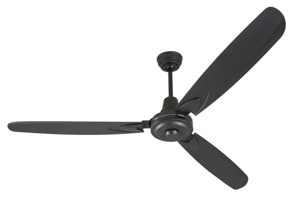 Craftmade Velocity VE58FB3 58" Ceiling Fan with Blades Included in Flat Black