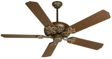 Craftmade - CC52AG - 52" Ceiling Fan - Blades Sold Separately - Cecilia - Aged Bronze Textured