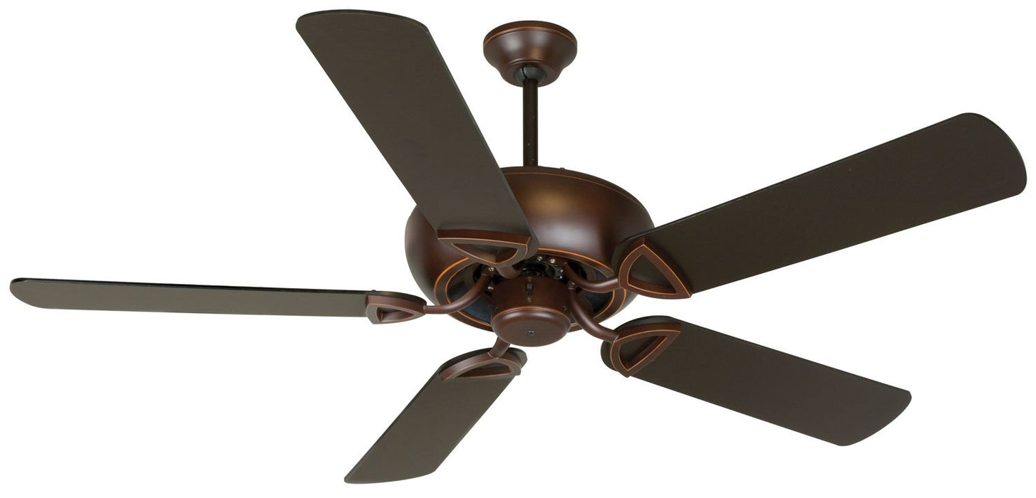 Craftmade - LW52OBG - 52" Ceiling Fan - Blades Sold Separately - Leeward - Oiled Bronze Gilded