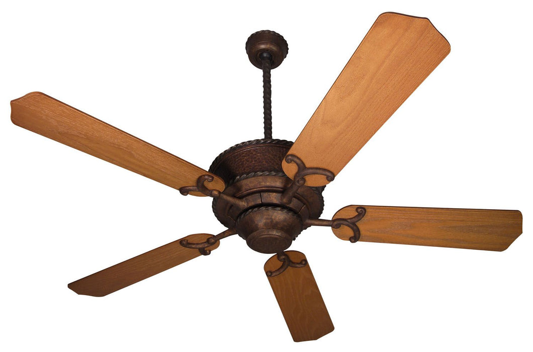 Craftmade - RT52AG - 52" Ceiling Fan - Blades Sold Separately - Riata - Aged Bronze Textured